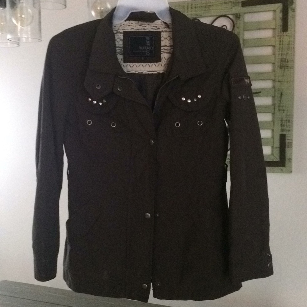 dark brown jacket